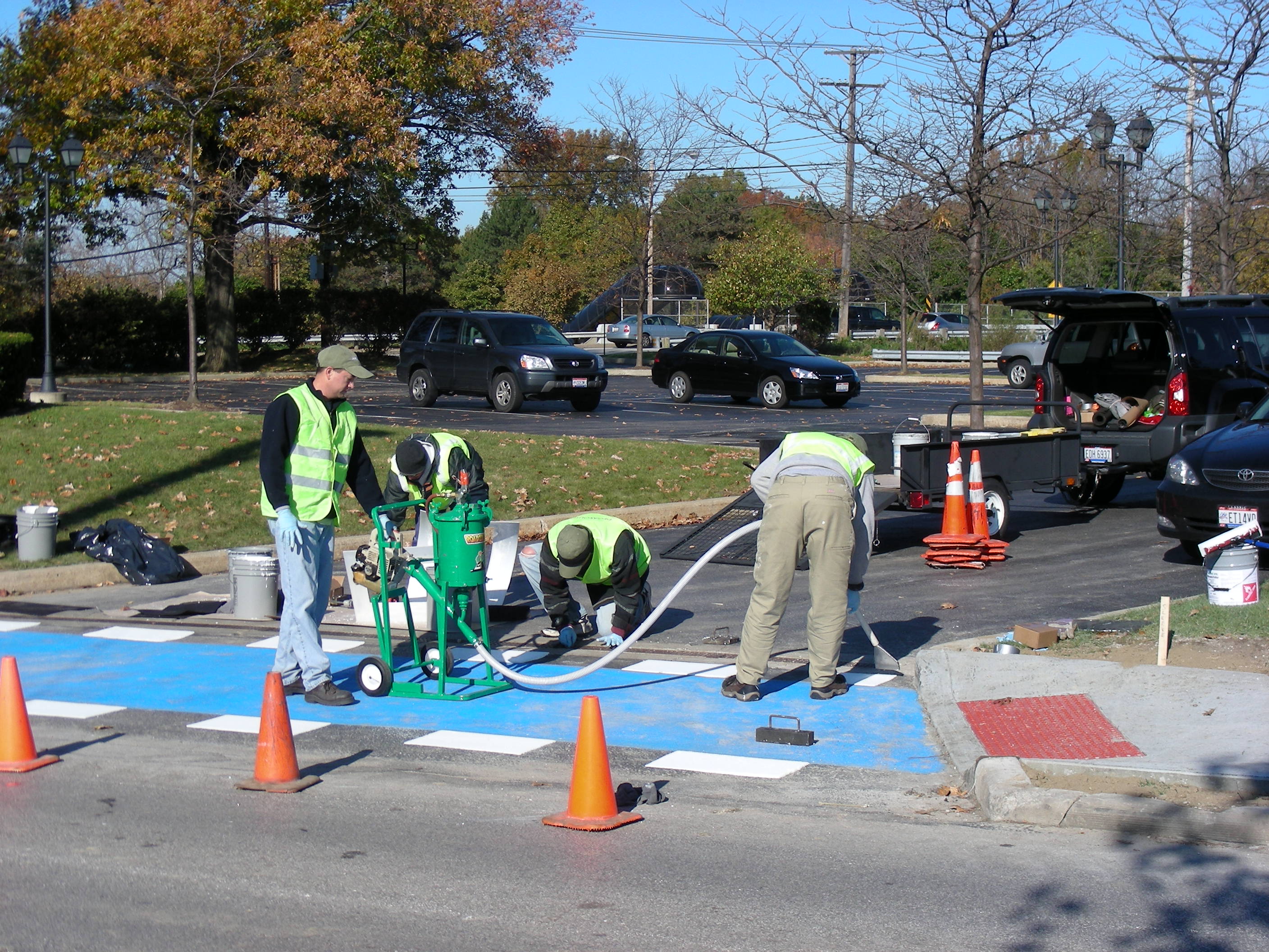 Thermoplastic vs. MMA Paint for Pavement Marking